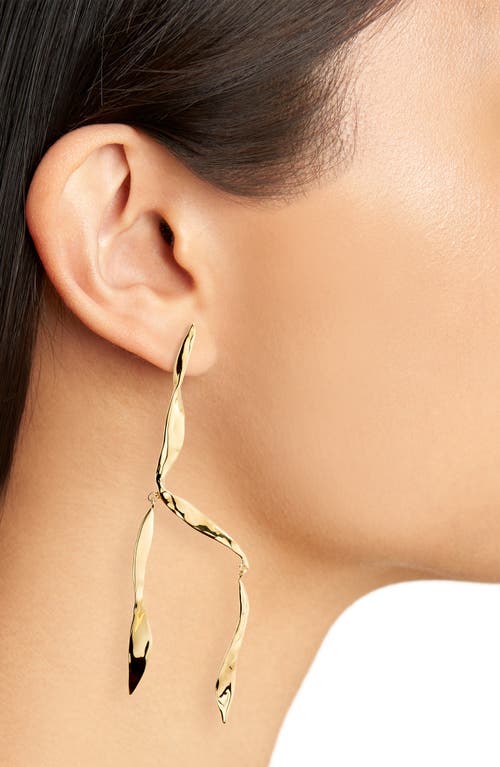 Shop Faris Baile Drop Earrings In Gold