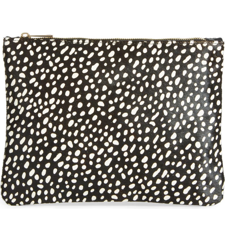 Sole Society 'Dolce' Genuine Calf Hair Clutch | Nordstrom