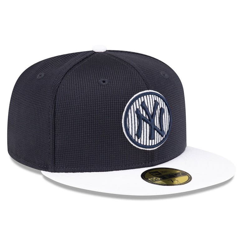 Shop New Era Youth   Navy New York Yankees 2024 Batting Practice 59fifty Fitted Hat