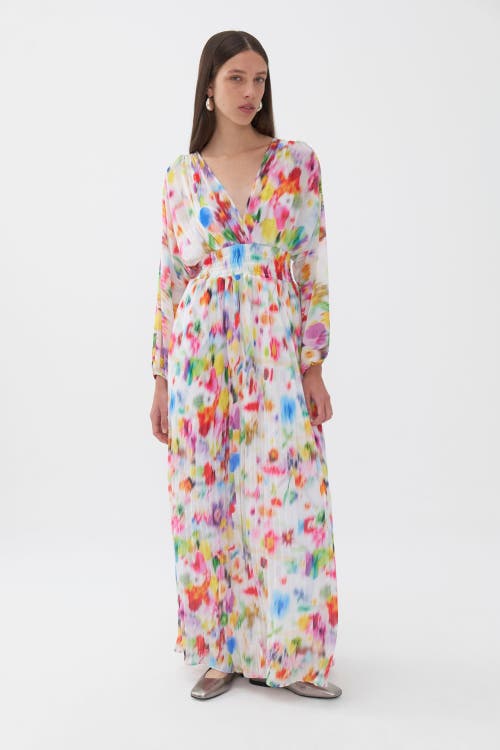 Nocturne Printed Long Dress in Multi-Colored at Nordstrom, Size X-Small