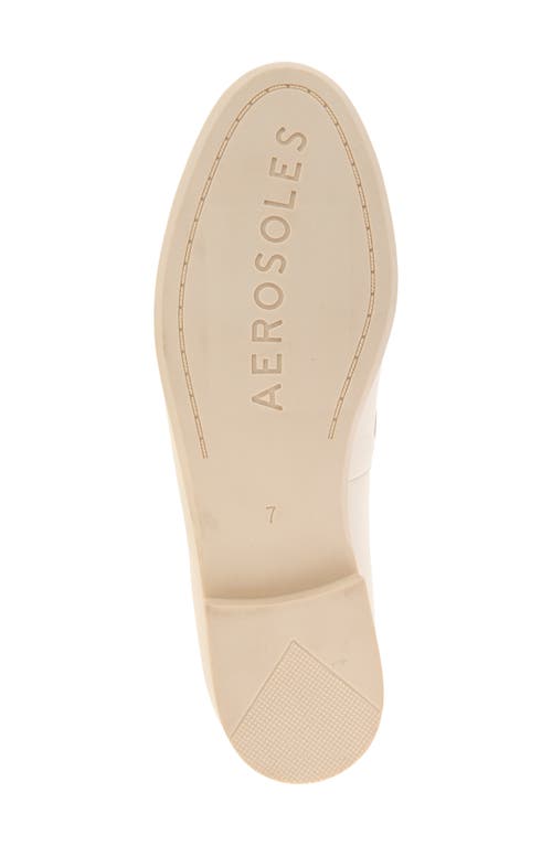 Shop Aerosoles Wiera Loafer In Eggnog Leather