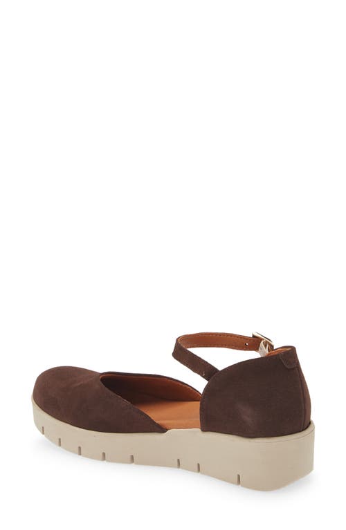 Cordani Sandie Platform D'orsay Pump In Serraje Brown