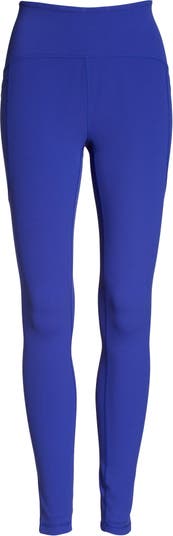 Zella Womens Solid Blue Cropped Stretch Yoga Athletic Pants Leggings Sz  Medium - Conseil scolaire francophone de Terre-Neuve et Labrador