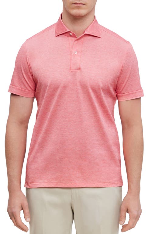 Jersey Polo in Bright Red