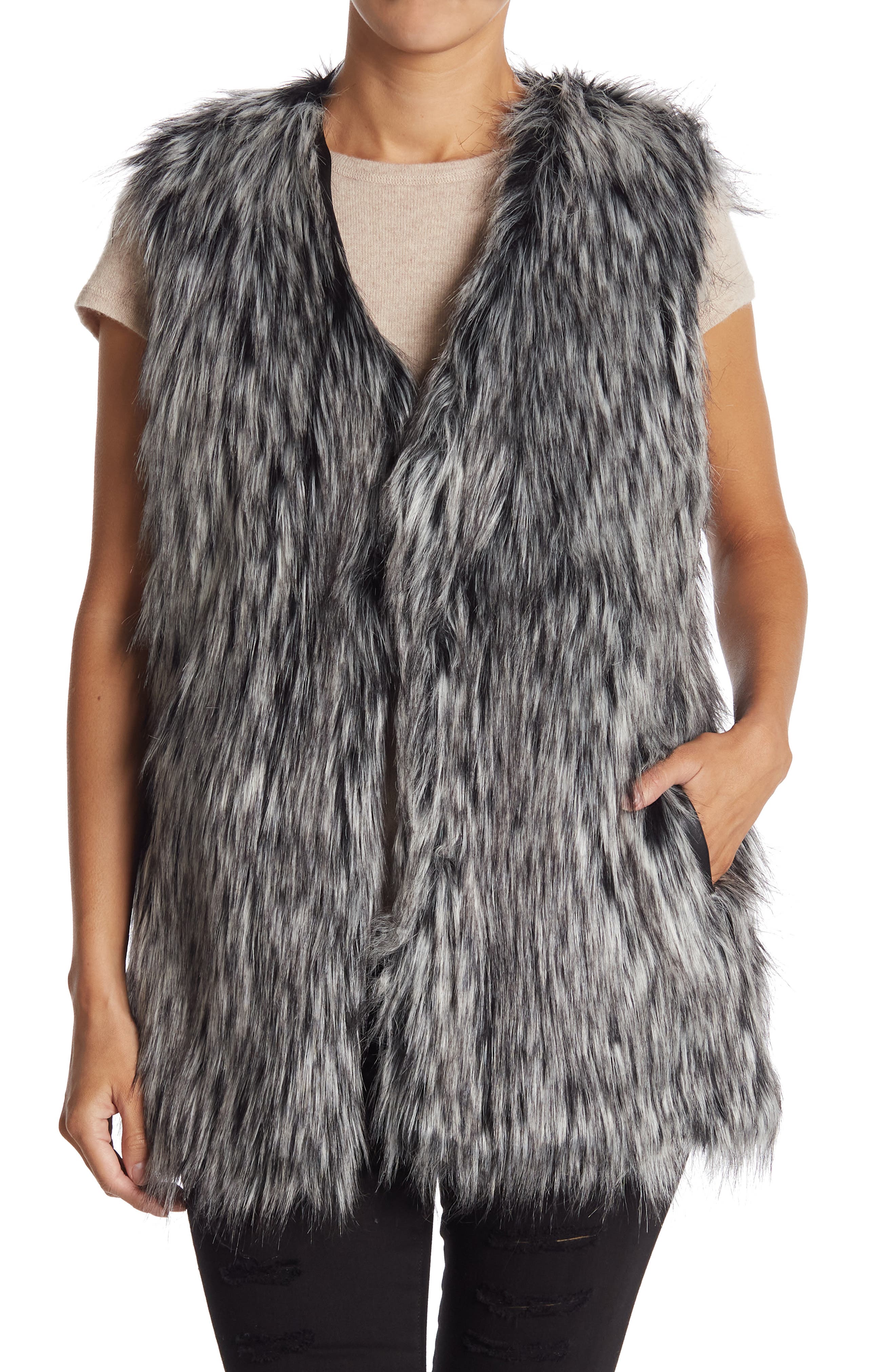 nordstrom rack fur vest