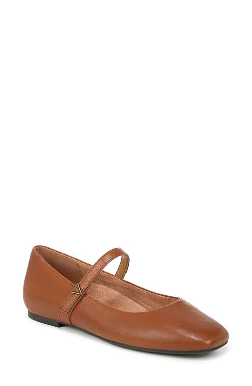 Vionic Alameda Mary Jane Flat Tan Leather at Nordstrom,