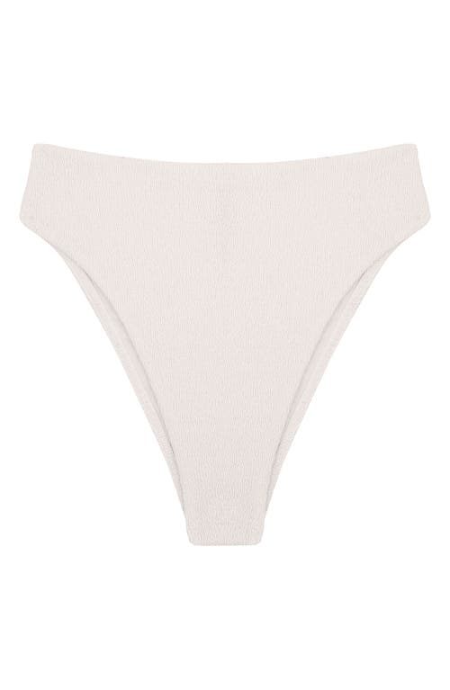 Vix Swimwear Firenze Gigi Hot High Waist Bikini Bottoms In White