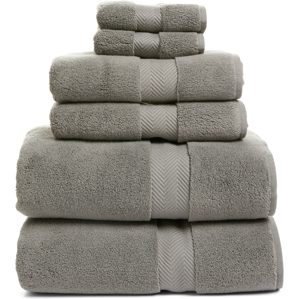 Shop Nordstrom 6-piece Hydrocotton Bath Towel, Hand Towel & Washcloth Set In Graphite