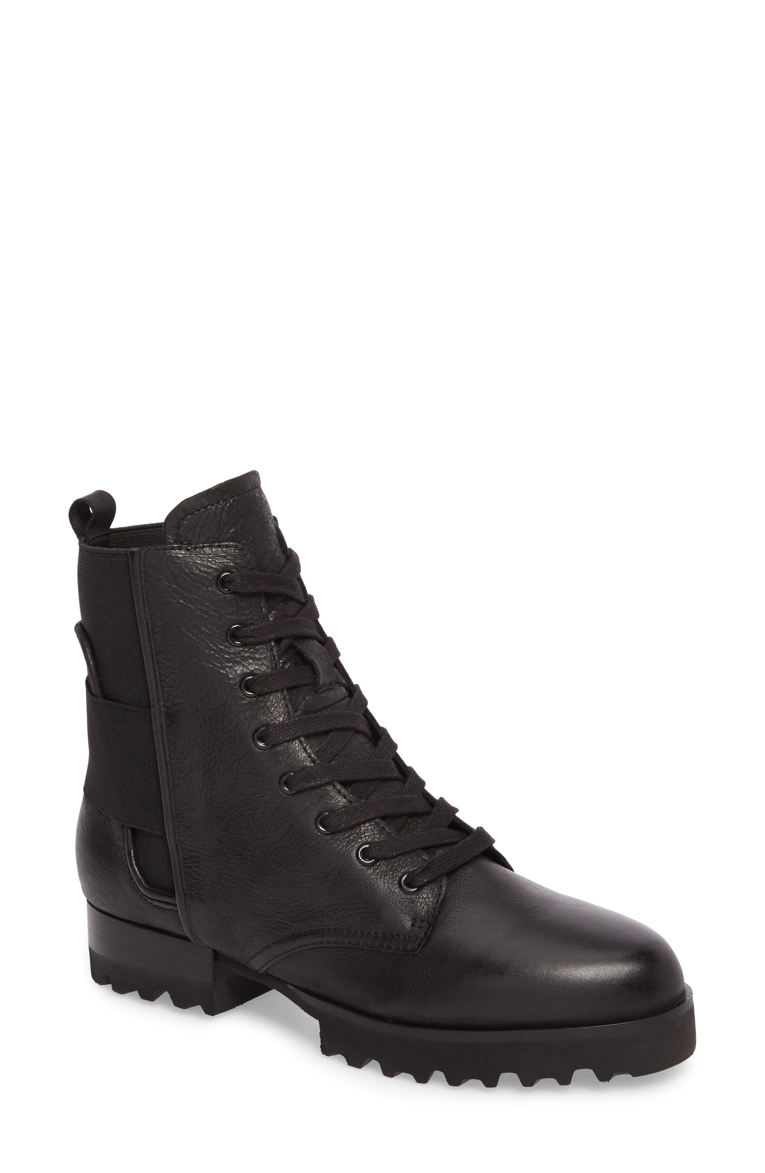 donald pliner combat boots