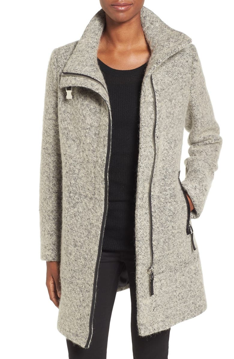 Calvin Klein Wool Blend Bouclé Walking Jacket (Regular & Petite ...