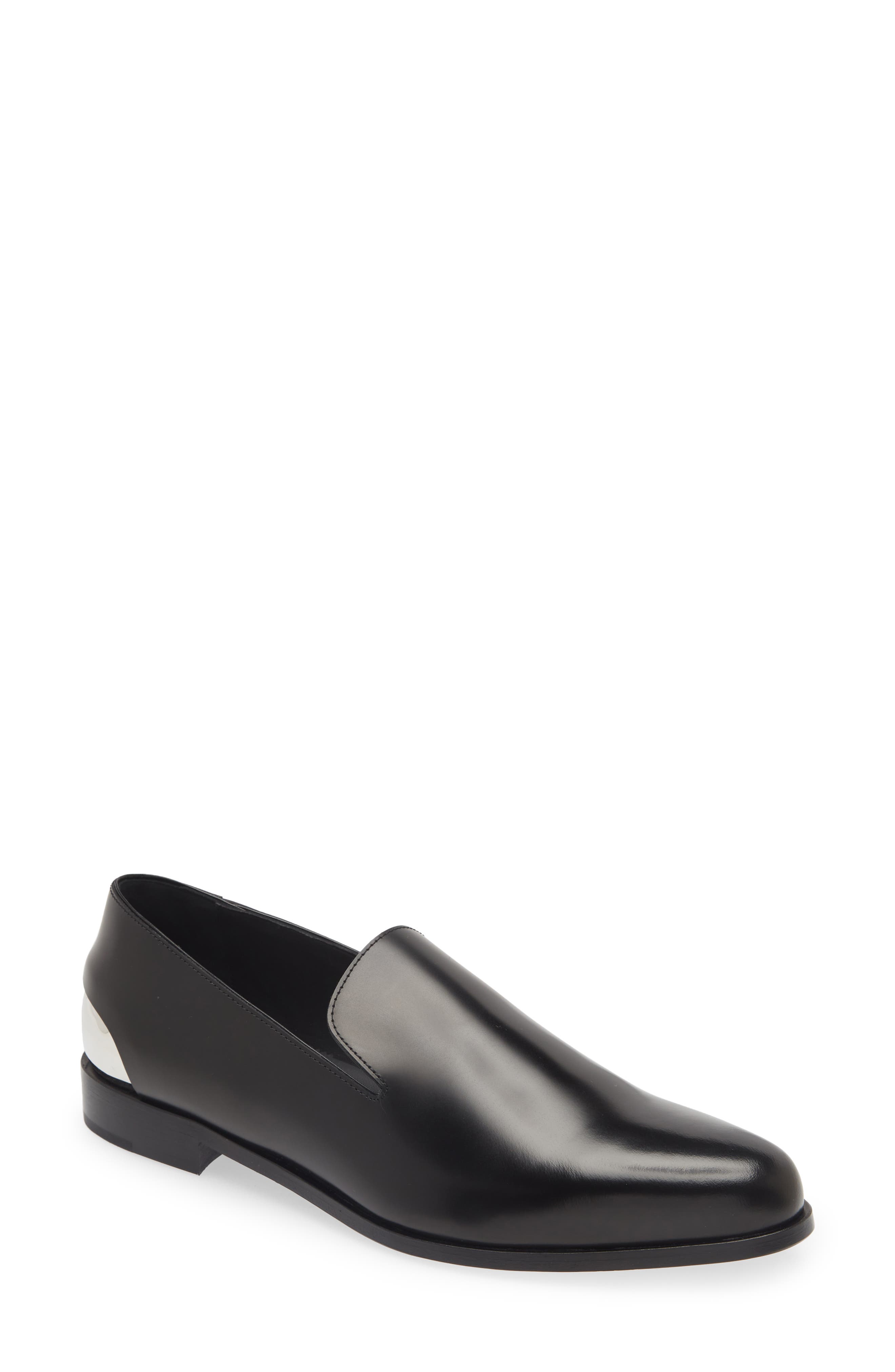 Alexander McQueen patent leather loafers - Black