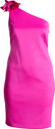 Eliza J Rosette One Shoulder Sheath Cocktail Dress Nordstrom