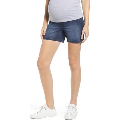 1822 Denim Maternity Shorts, Blue