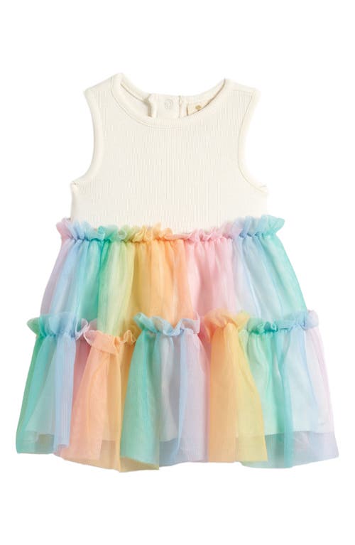 Shop Tucker + Tate Tiered Tutu Tank Dress In Ivory- Pink Multi