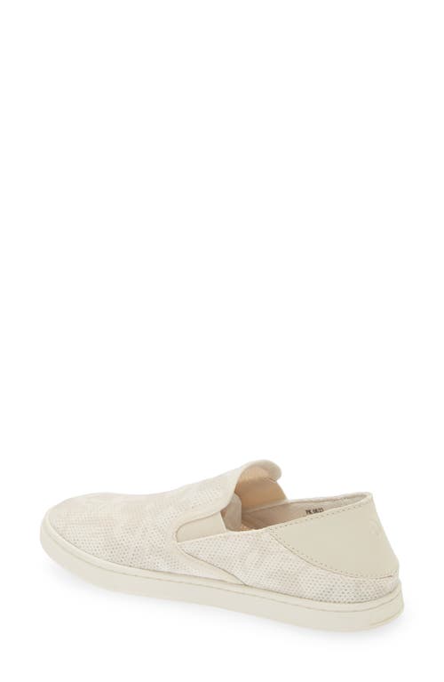 Olukai 'pehuea' Slip-on Sneaker In Puka/white