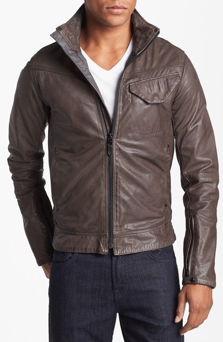 G-Star Raw 'JSF' Leather Jacket | Nordstrom