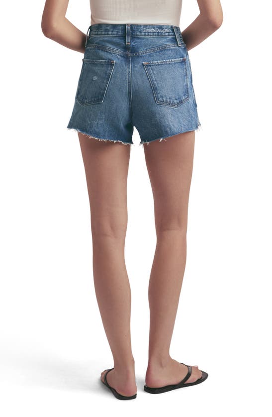 Shop Favorite Daughter The Caroline Ripped High Waist Cutoff Denim Shorts In Boston