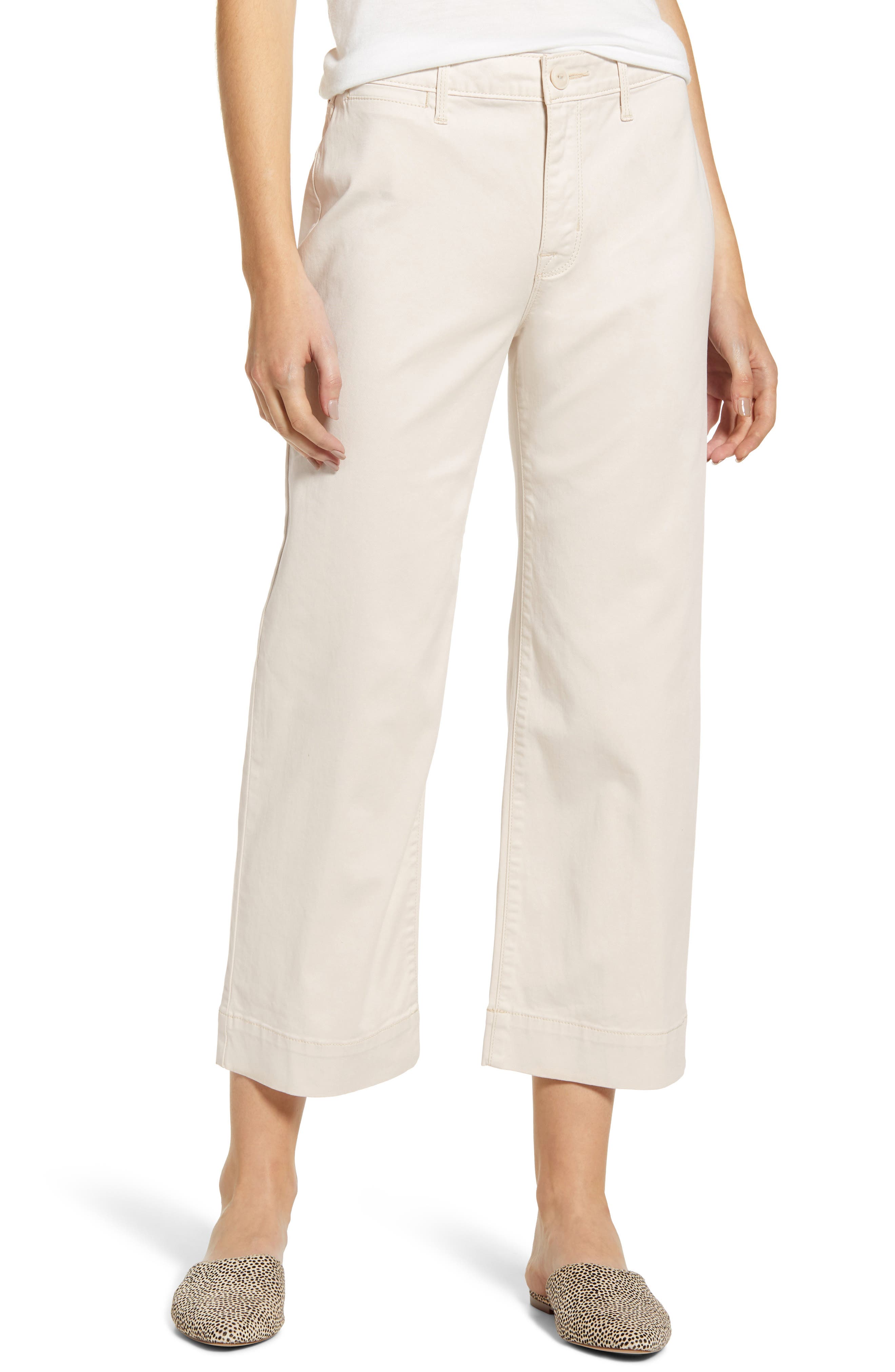 Sanctuary Wide Leg Cropped Pants In 