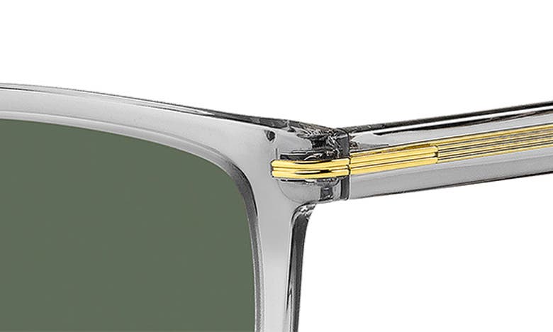 Shop Hugo Boss 55mm Square Sunglasses In Grey