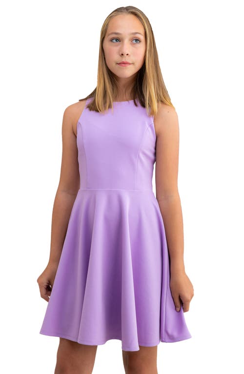 Un Deux Trois Kids' Racerback Fit & Flare Dress Lilac at Nordstrom,