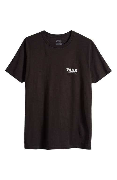 Vans Rosethorn Graphic T-shirt In Black