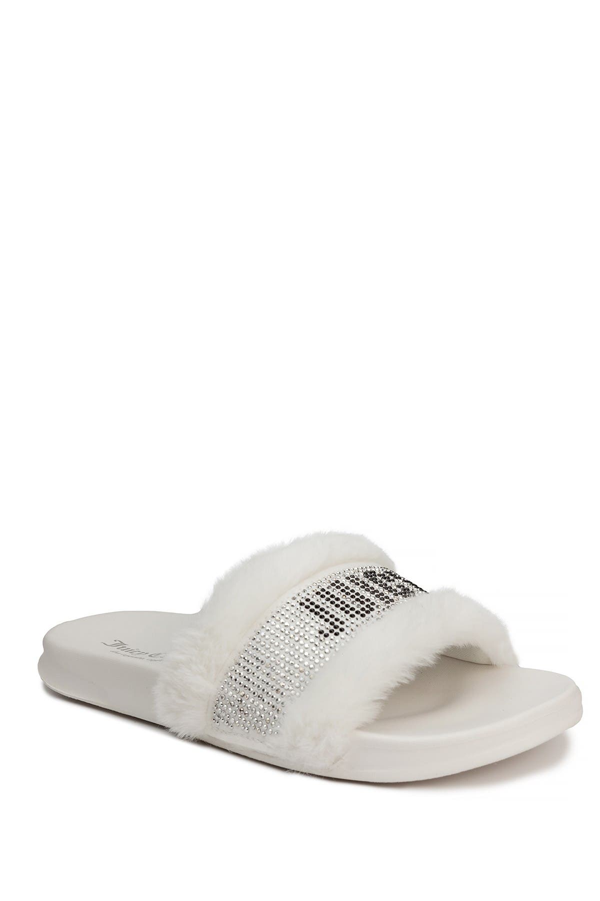 juicy couture fuzzy slides
