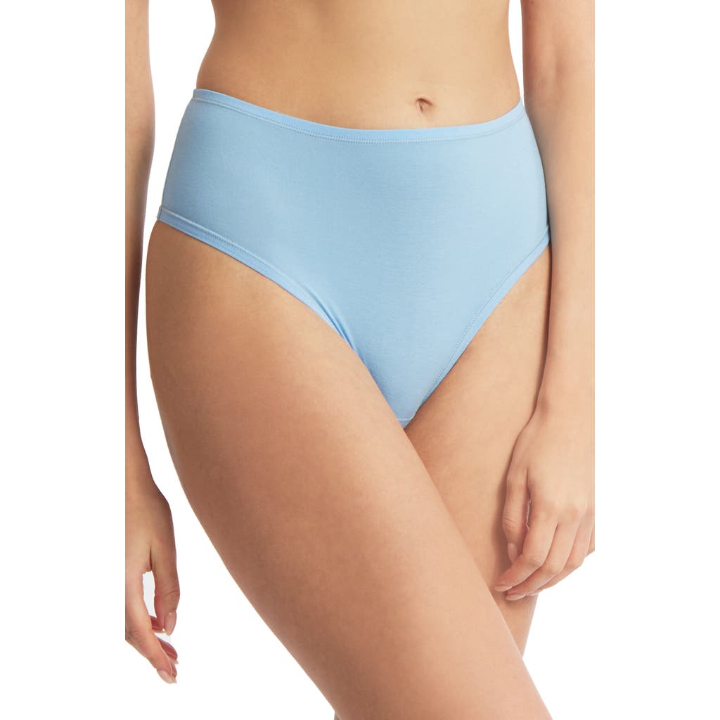 Hanky Panky Playstretch High Rise Thong In Partly Cloudy