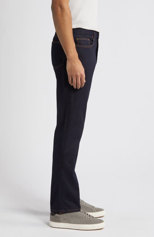 Shop Johnston & Murphy Straight Leg Jeans In Dark Wash