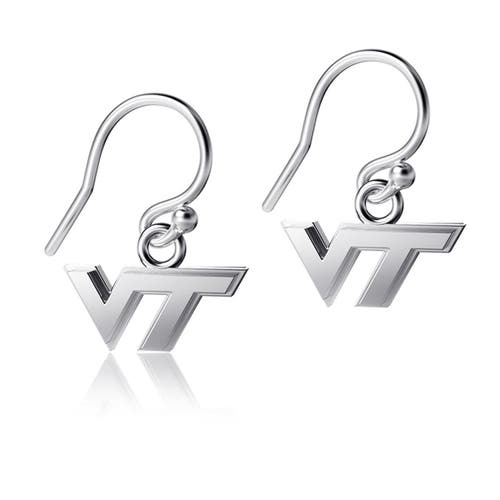 UPC 875916000037 product image for DAYNA DESIGNS Virginia Tech Hokies Silver Dangle Earrings at Nordstrom | upcitemdb.com