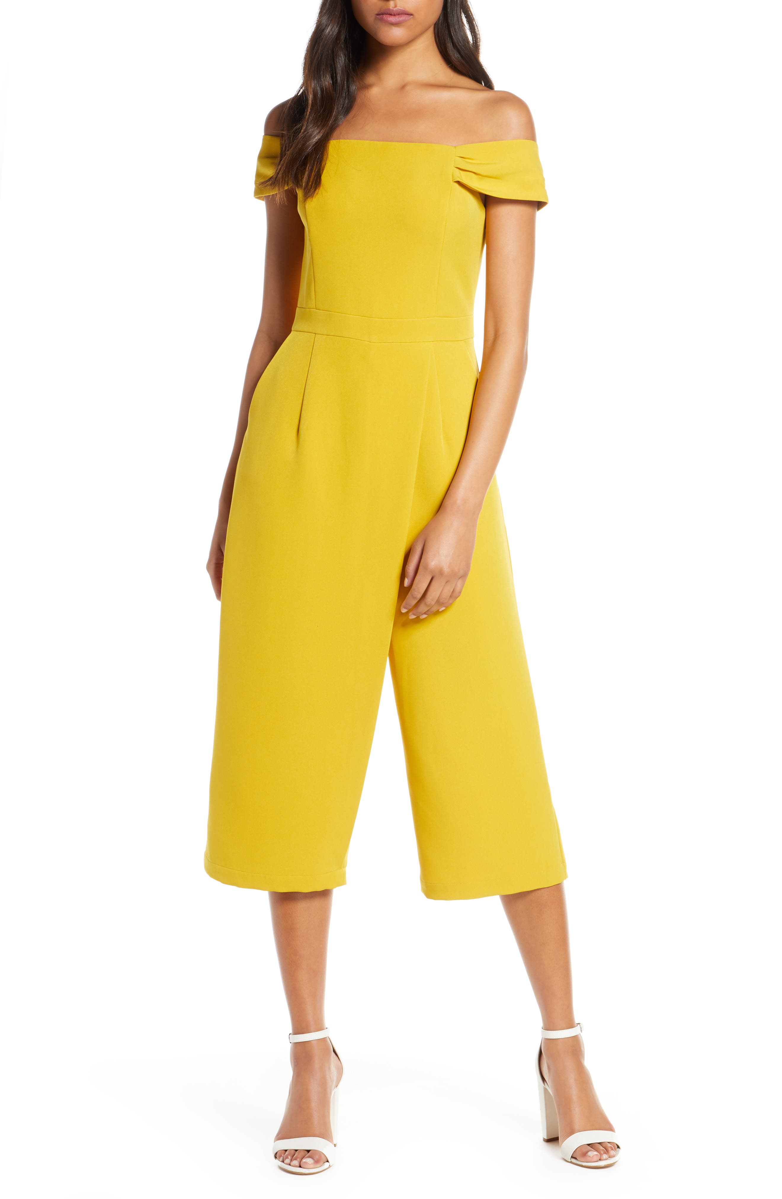 nordstrom yellow jumpsuit