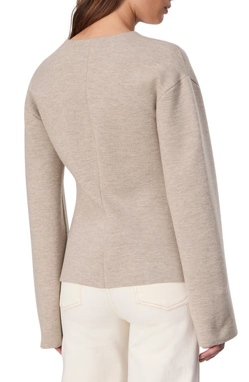 Shop Rag & Bone Lori Wool Blend Double Breasted Cardigan In Oatmeal