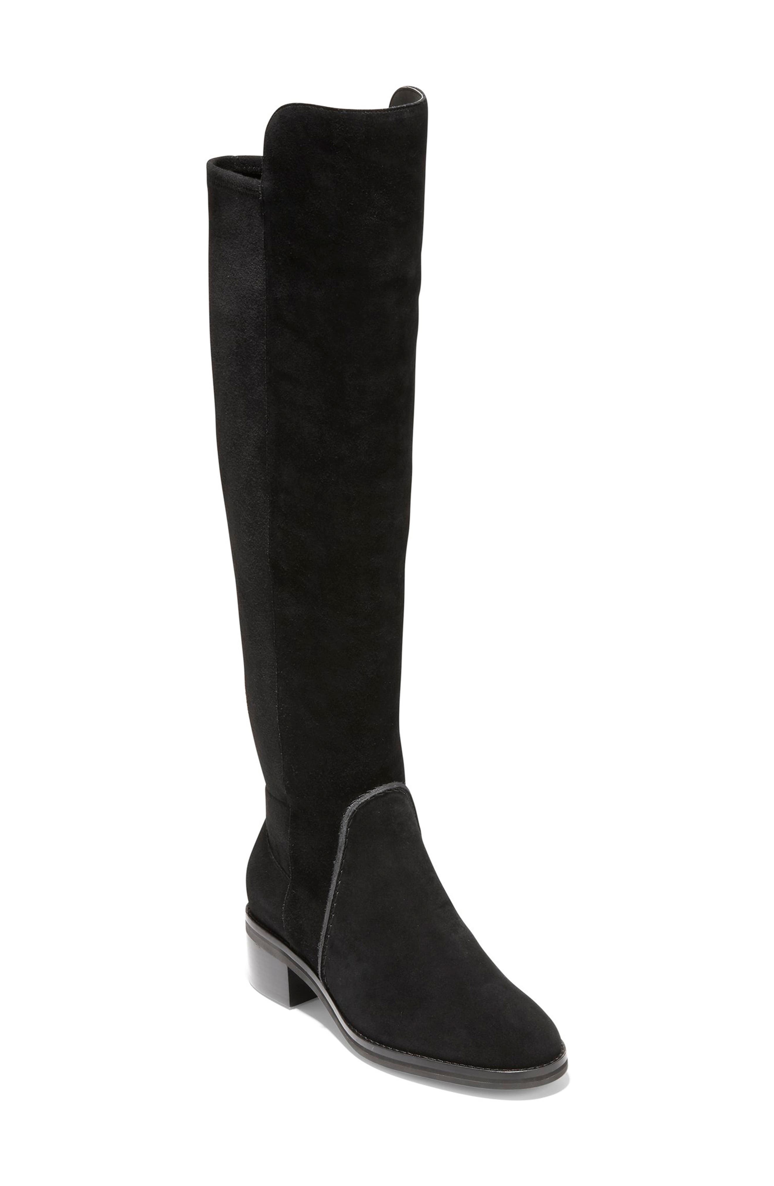 cole haan suede knee high boots