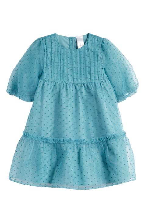 Kids' Polka Dot Puff Sleeve Dress (Toddler, Little Kid & Big Kid)