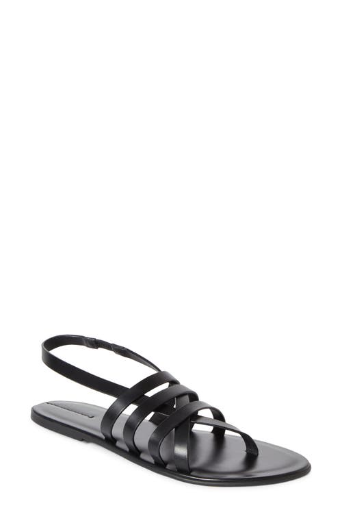 Shop The Row Line Slingback Sandal In Black