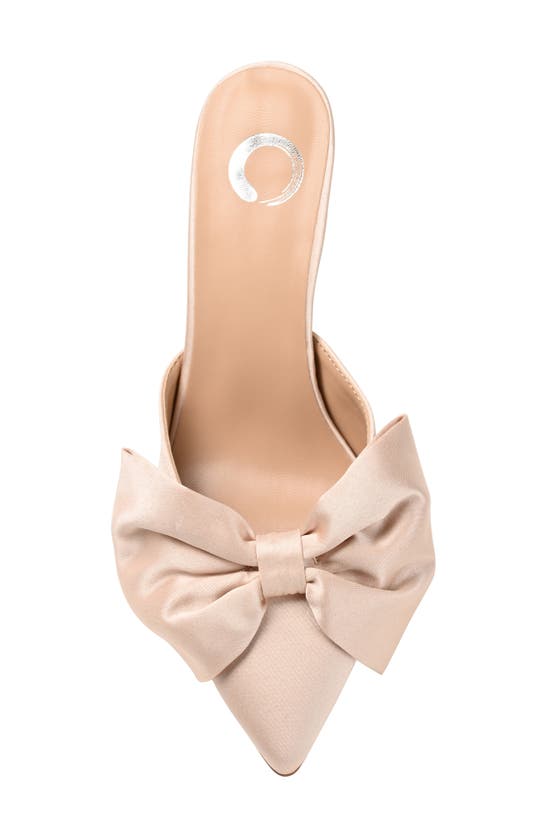 Shop Journee Collection Tiarra Mule Pump In Ivory