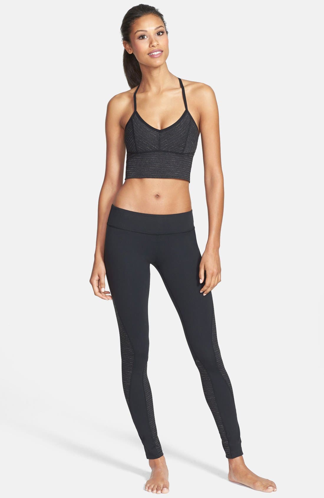 Beyond Yoga Piqué TBack Bralette Nordstrom