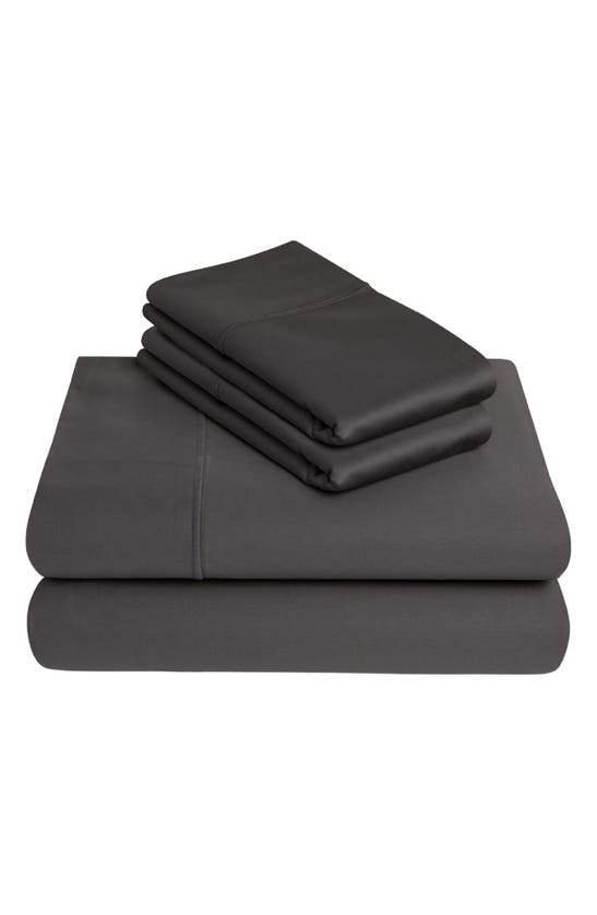 Bedhog 4-piece 1000 Thread Count Pima Cotton Sheet Set In Granite