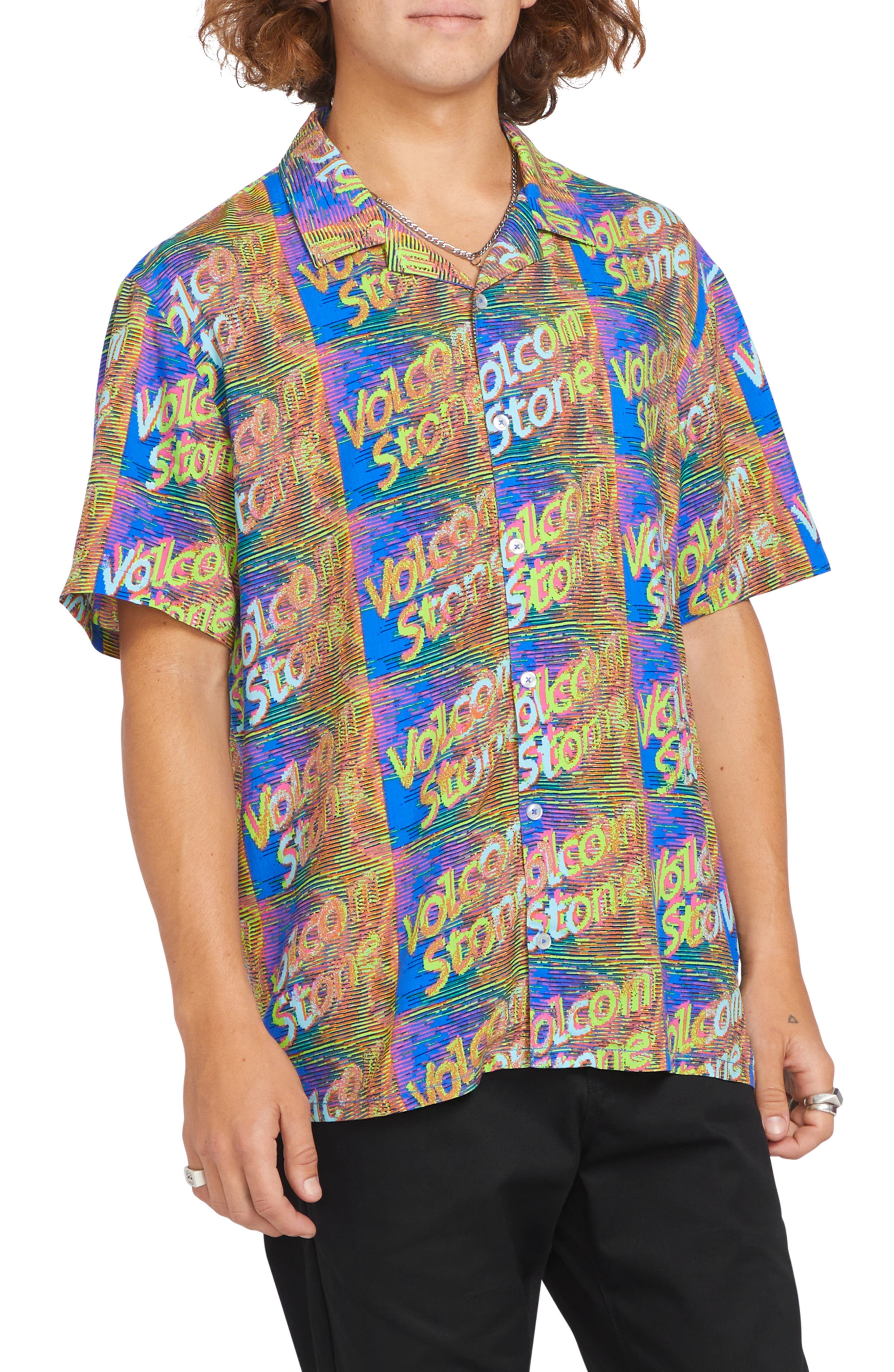 VOLCOM VOLCOM X FERGUS PURCELL FERGADELIC CAMP SHIRT
