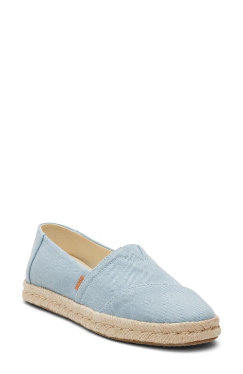 TOMS Alpargata Rope Espadrille 2.0 Shoe Light/Pastel Blue at Nordstrom,