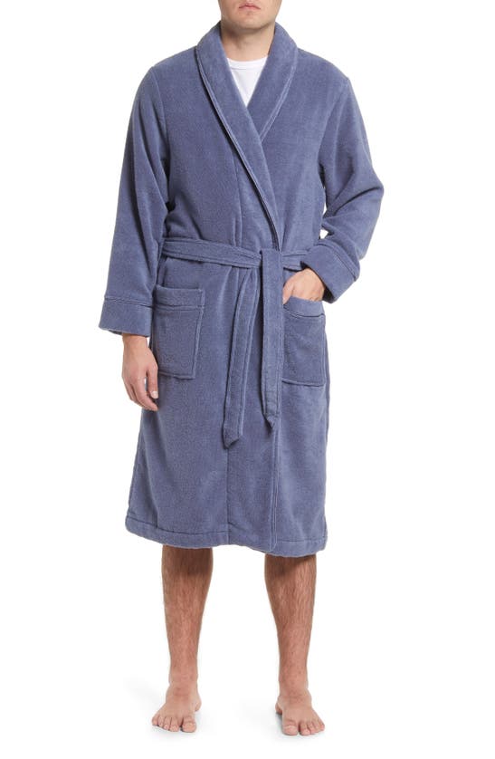 Nordstrom Hydro Cotton Robe In Blue Vintage