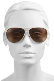 Gucci 62mm Metal Aviator Sunglasses | Nordstrom