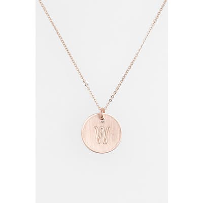 Nashelle 14K-Gold Fill Initial Disc Necklace