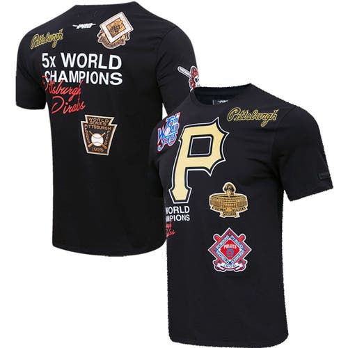Men's Pro Standard Black Pittsburgh Pirates Championship T-Shirt
