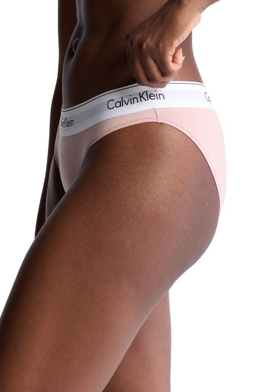 Shop Calvin Klein Modern Cotton Bikini In Subdued