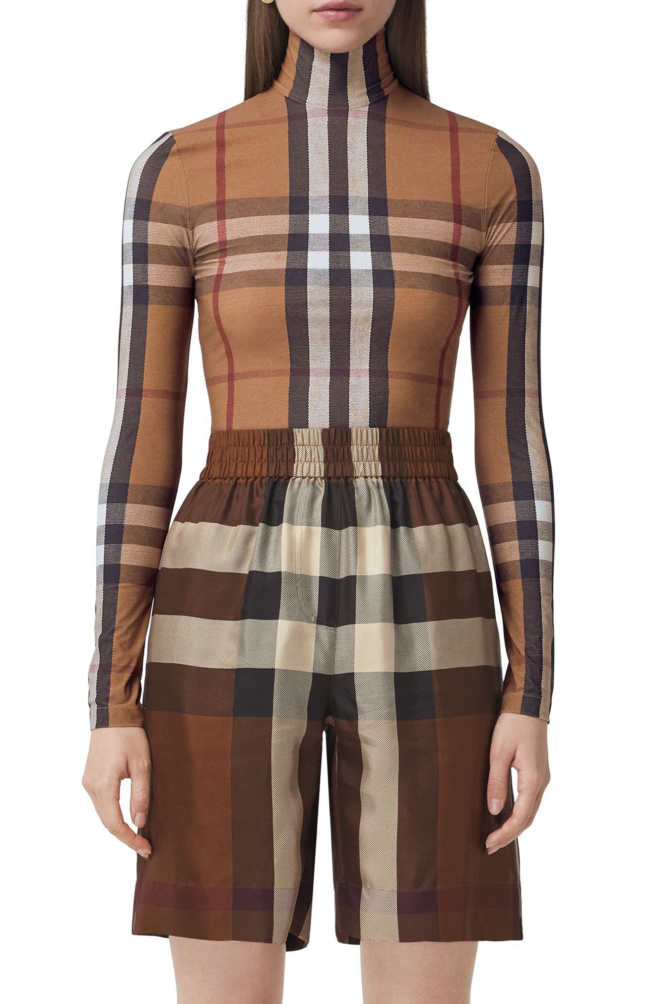 burberry high neck top