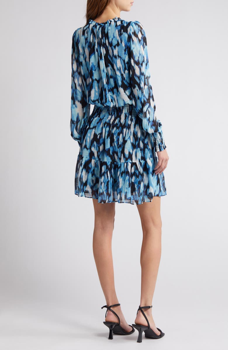 Chelsea28 Floral Print Long Sleeve Chiffon Dress Nordstrom