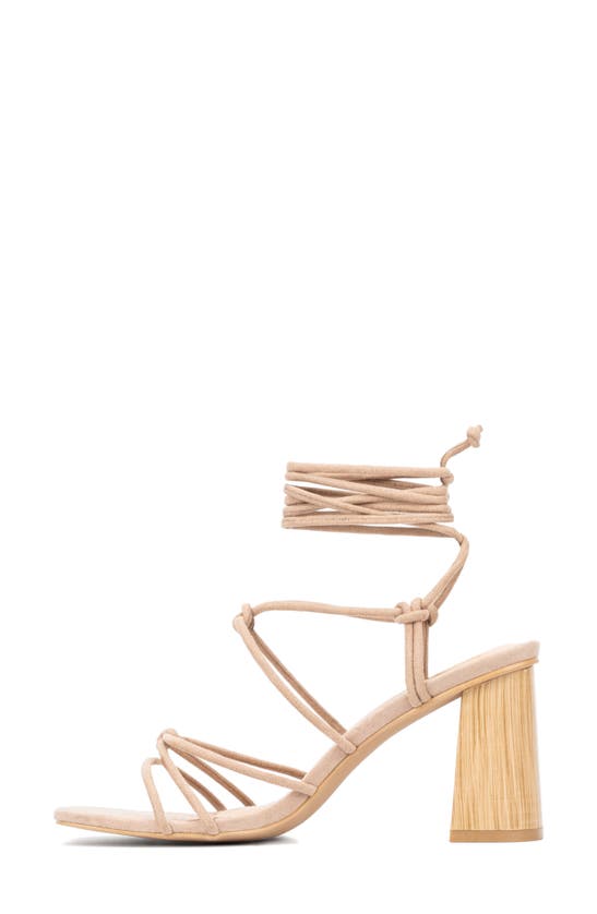 New York And Company Bailey Heeled Sandal In Nude
