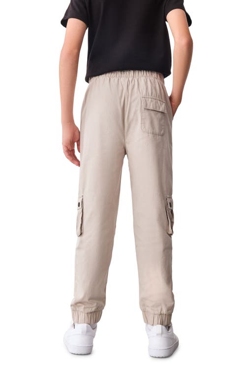 Shop Baker By Ted Baker Kids' Cotton Cargo Pants In Neutral