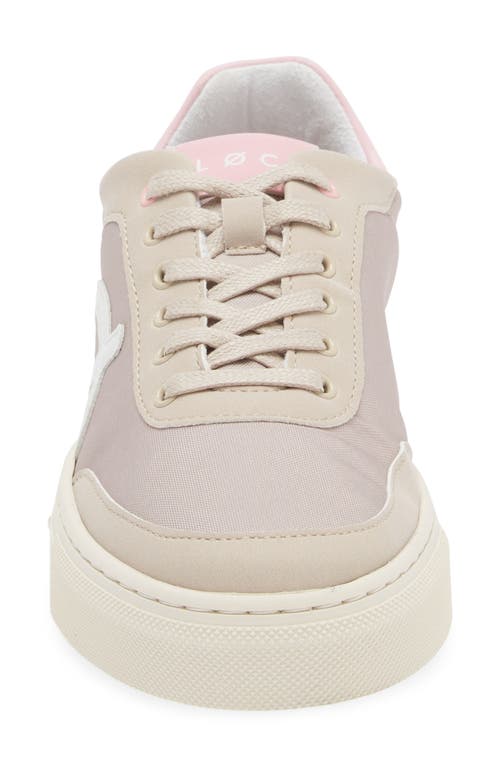 Shop Loci Balance Water Resistant Sneaker In Khaki/pink/white