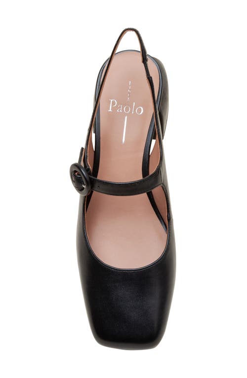 Shop Linea Paolo Manu Slingback Mary Jane Pump In Black